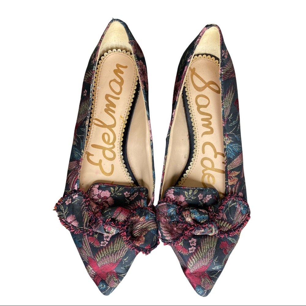 Sam Edelman Rochester Ballet Jacquard Flats 7.5 - Picture 3 of 12